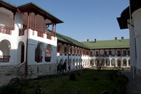 Klostret Agapia i Moldova, rumänska Moldavien.