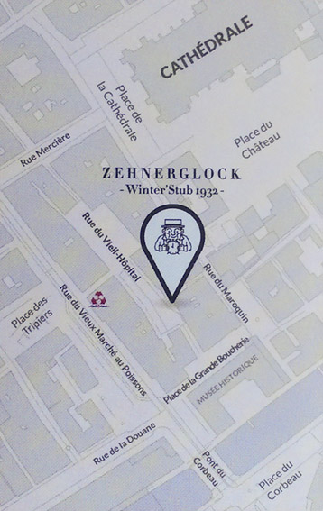 Karta Zehnerglock Strasbourg